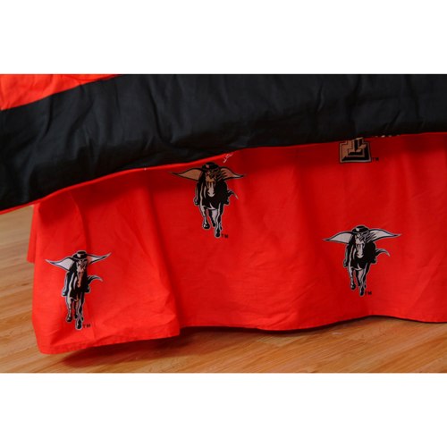 College Covers TTUDRQU Texas Tech Printed Dust Ruffle Queen at Sears.com