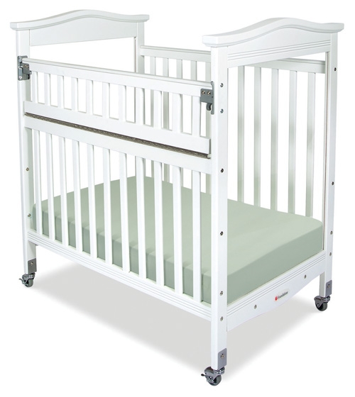 Foundations 1842120 Foundations Biltmore Compact SafeReach Crib White with Adjustable Mattress Board, Clearview at Sears.com