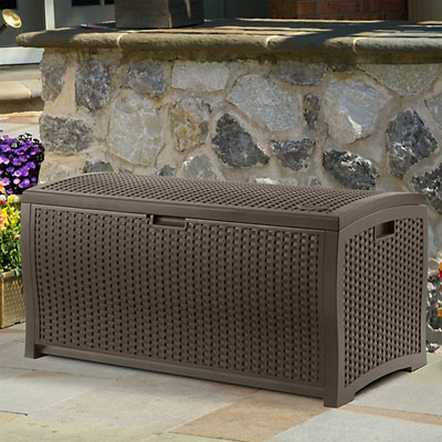 Suncast DBW9200 RESIN WICKER DECK BOX 99- Pack of 1 at Sears.com