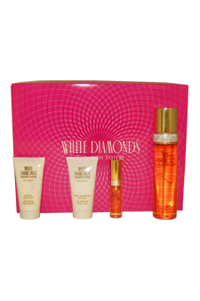 Elizabeth Taylor W-GS-2495 White Diamonds by Elizabeth Taylor for Women - 4 Pc Gift Set 3.3oz EDT Spray, 1.7oz Perfumed Body Lotion, 1.7o at Sears.com