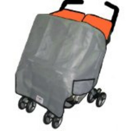 Sashas Kiddie Products Sasha Kiddie Mac 3 Maclaren Twin Triumph and Twin Techno Double Side by Side Stroller Sun, Wind with Insect Cover - Stroller at Sears.com