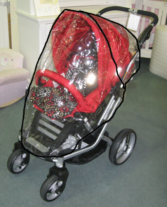 Sashas Kiddie Products Sasha Kiddie Mia 2R MiaModa Atmosferra Single Stroller Rain and Wind Cover - Stroller Not Included at Sears.com