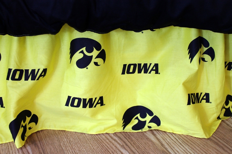 College Covers IOWDRKG Iowa Printed Dust Ruffle King at Sears.com