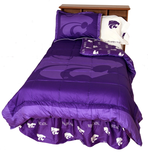 College Covers KSUCMKG Kansas State Reversible Comforter Set -King at Sears.com