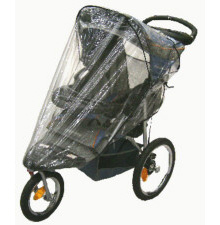 Sashas Kiddie Products Sasha Kiddie BT - 1R Baby Trend Expedition, Ride Single Swivel Front Wheel Jogging Stroller Rain and Weather Cover - Strolle at Sears.com
