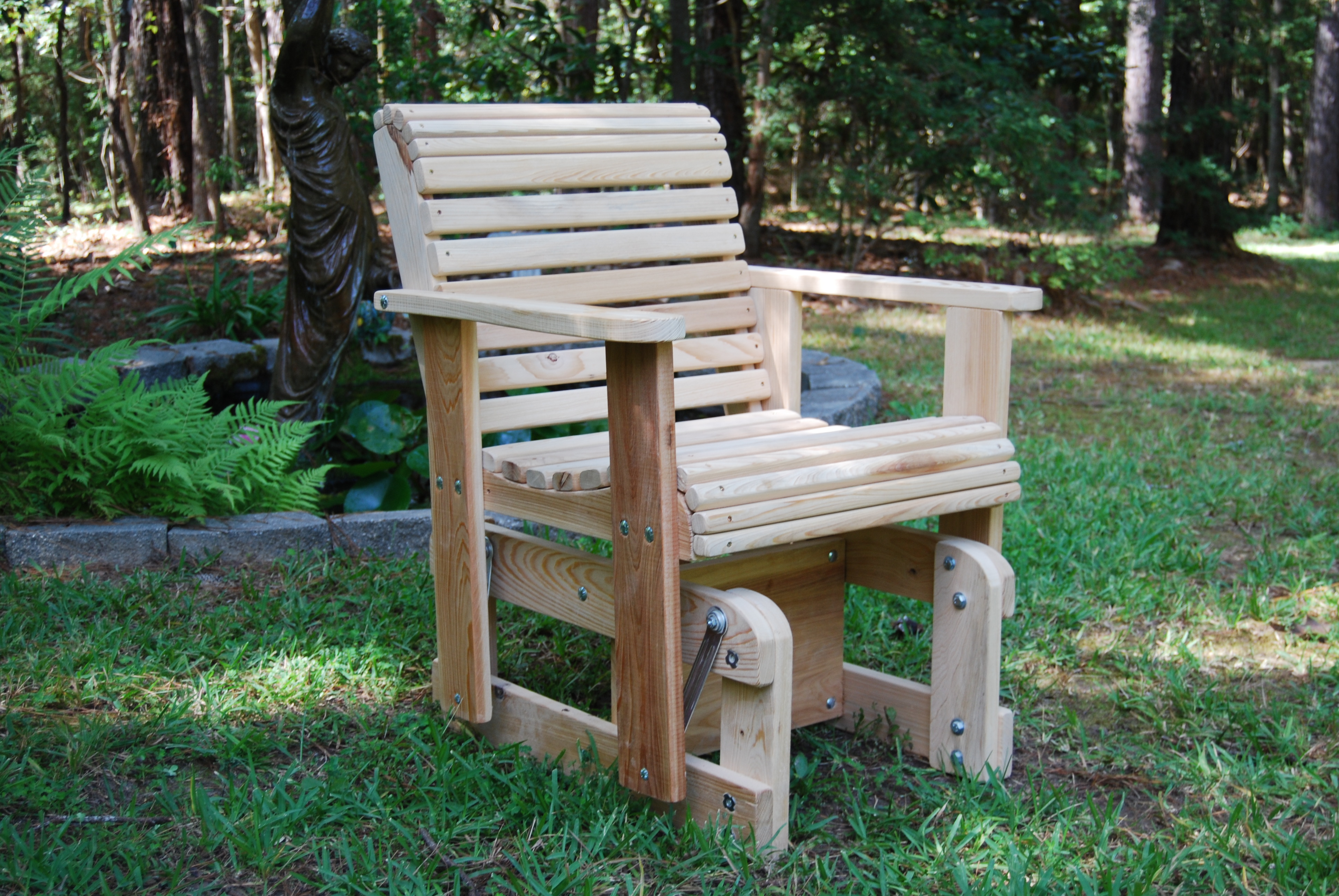 Louisiana Cypress Swings and Things Louisiana Cypress Swings Roll Glider's- 2 Feet at Sears.com