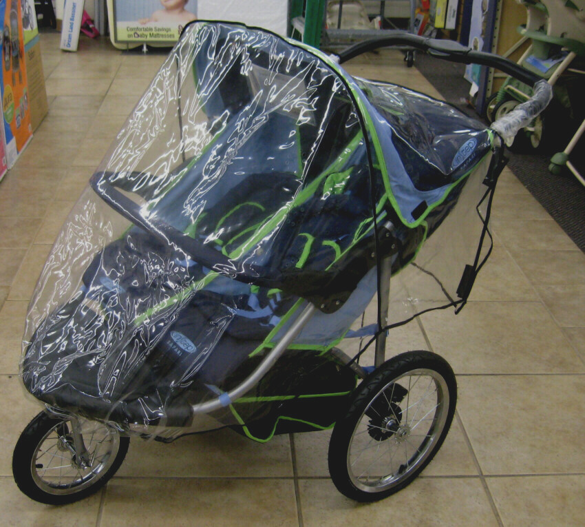 Sashas Kiddie Products Sasha Kiddie SCH -2R Schwinn Turismo 2011 Double Jogger Rain and Wind Cover - Stroller Not Included at Sears.com