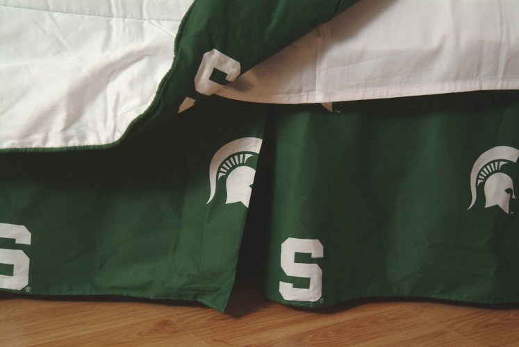 College Covers MSUDRKG Michigan State Printed Dust Ruffle King at Sears.com