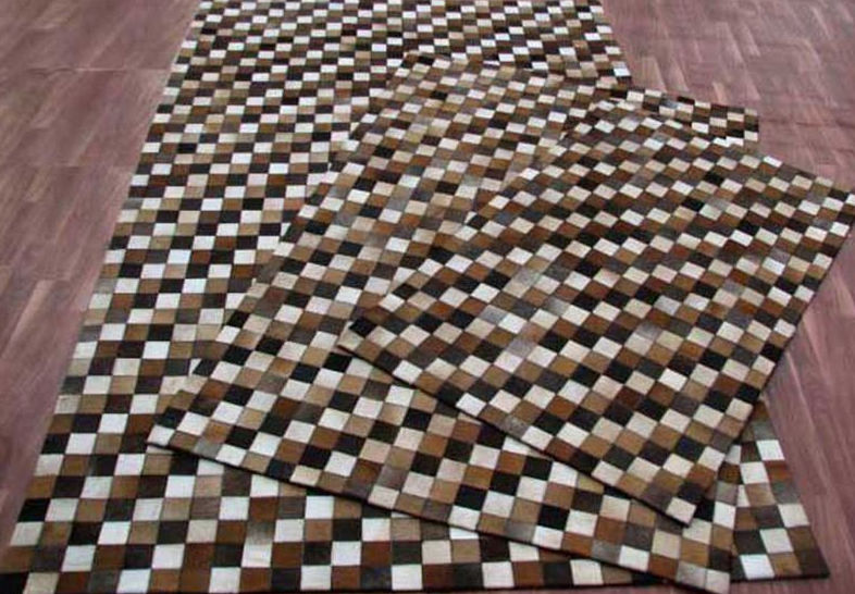 Eastern Weavers Rugs KCZ0130BI-5x8 Kyle Cowhide KCZ0130 Brown Ivory 5x8 Contemporary Rug at Sears.com