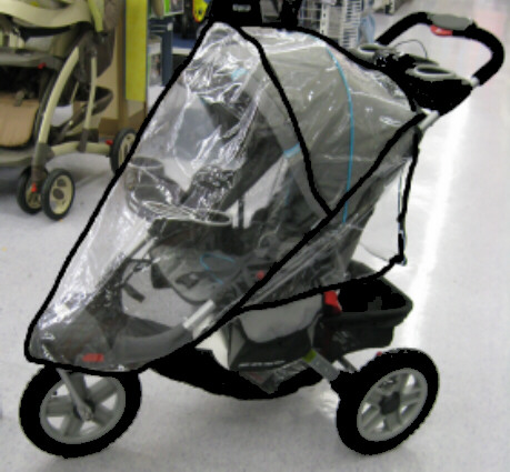 Sashas Kiddie Products Sasha Kiddie JE01R Jeep Liberty Sport-Limited Single Stroller Rain and Wind Cover - Stroller Not Included at Sears.com