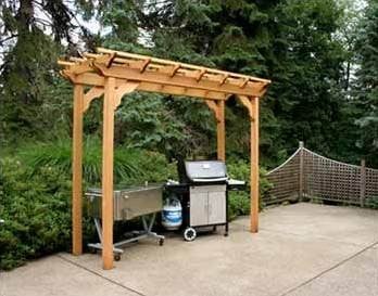 Creek Vine Designs Creek Vine Design WRF310PERGCVD 3 ft. x 10 ft. Cedar New Dawn Pergola at Sears.com