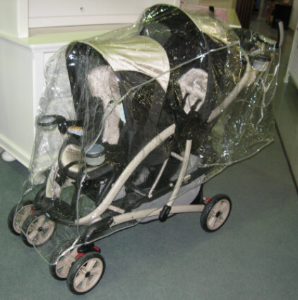 Sashas Kiddie Products Sasha Kiddie Graco 5R Graco Quattro Tour Duo Tandem Stroller Rain and Wind Cover - Stroller Not Included at Sears.com