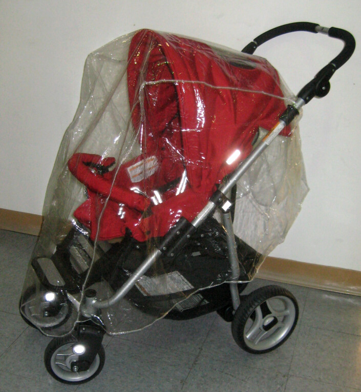Sashas Kiddie Products Sasha Kiddie Kolcraft 2R Kolcraft Contours 3 Wheeler Single Stroller Rain and Wind Cover - Stroller Not Included at Sears.com