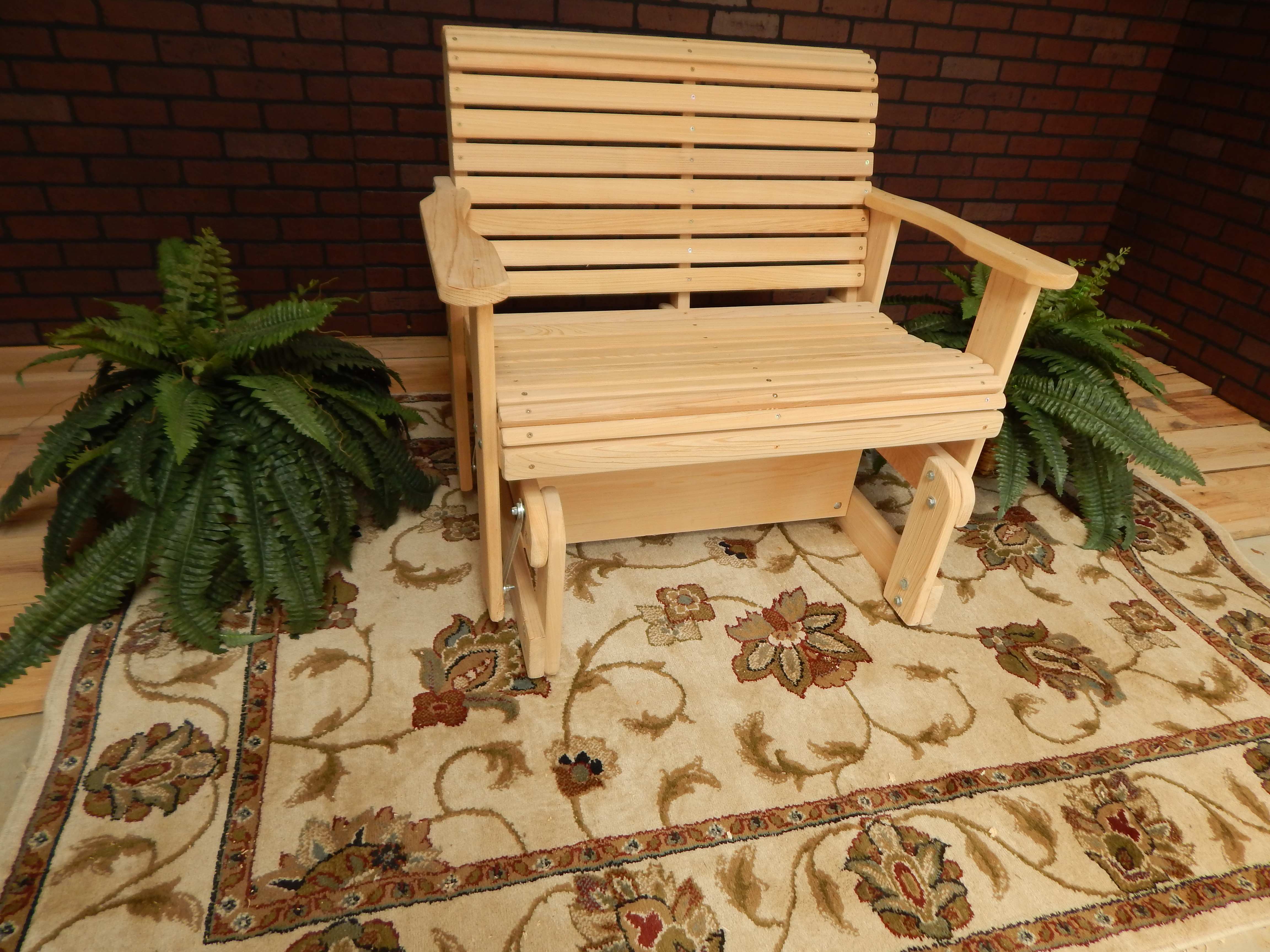 Louisiana Cypress Swings and Things Louisiana Cypress Swings Roll Glider's- 4 Feet at Sears.com