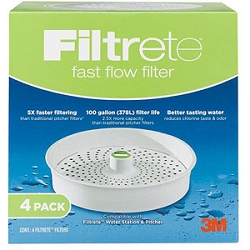3M Filtrete FILTRETE-FFRF01-WH-4 Fast Flow Water Filter - 4 Pack at Sears.com