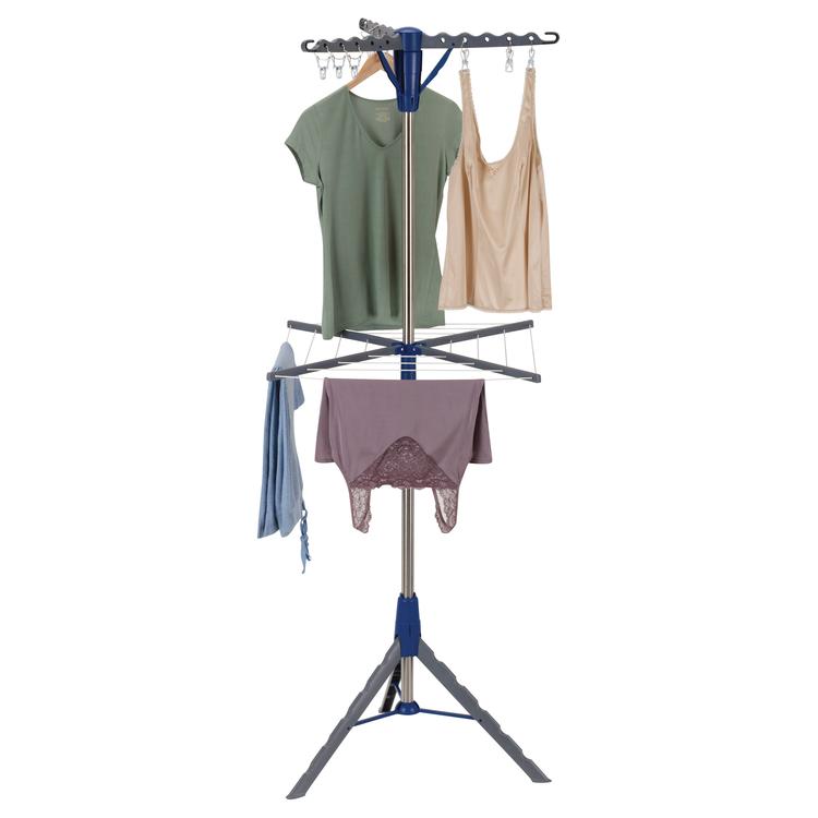 Household Essentials 5014-1 2-Tier Tripod Air Dryer with Clothesline - Stainless Steel at Sears.com