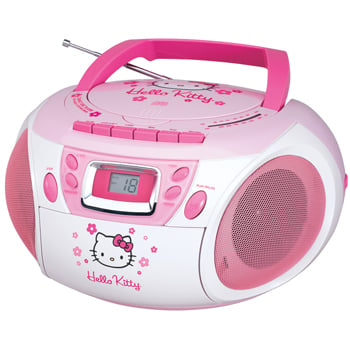 Spectra KT2028A Hello Kitty KT2028A Stereo CD Boombox with Cassette Player- Recorder and AM- FM Radio at Sears.com