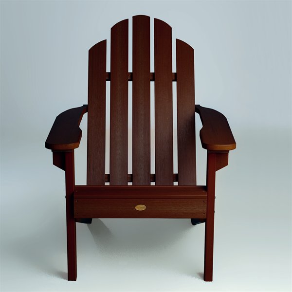 Highwood AD-CLAS1-ACE Classic Adirondack Beach Chair - Recycled eco-friendly synthetic wood in weathered acorn color - Weathered Acorn at Sears.com