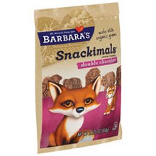 Barbara&'S Bakery Barbaras Bakery 50919 Barbaras Bakery Double Chocolate Snackimals- 6-7.5 OZ at Sears.com