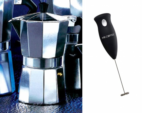 Ovente MPA06  BVMCAC1 Ovente Stovetop Espresso Maker with Mr. Coffee Handheld Battery Powered Milk Frother at Sears.com