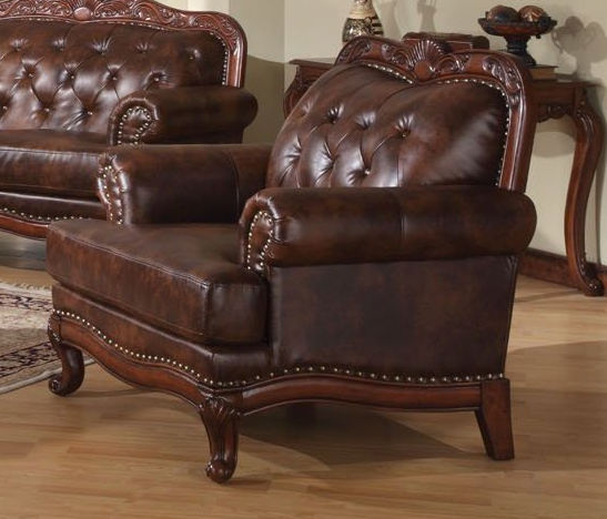 Acme Furniture Industry 05947A Birmingham Leather Chair in Tri-Tone at Sears.com