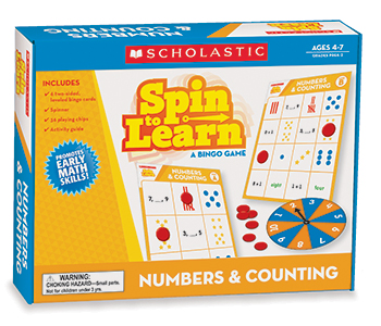 Scholastic Teaching Resources SC-540225 Spin To Learn Numbers & Counting Game at Sears.com