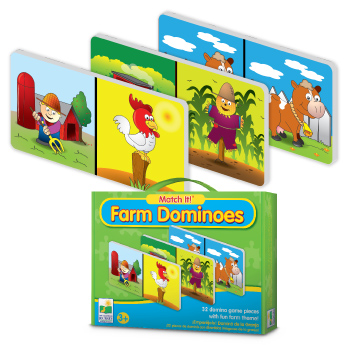 The Learning Journey Learning Journey 443989 Match It Farm Dominoes at Sears.com
