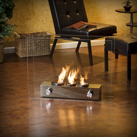 Southern Enterprises Holly &amp; Martin 37-130-035-5-24 Hudson Portable Indoor/Outdoor Gel Fireplace at Sears.com