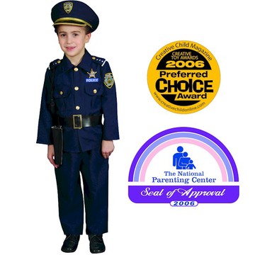 201-T2 Award Winning Deluxe Police Dress Up Costume Set - Toddler T2