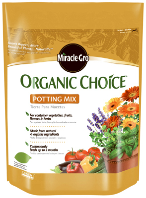 Miracle-Gro Miracle Gro 72978510 Organic Choice Potting Mix&#44; 8 qt.