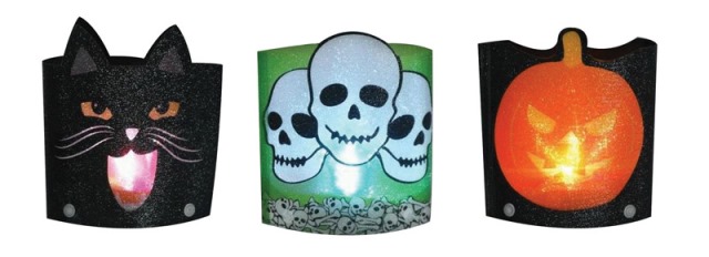 home plus 94 111 001 halloween decoration led luminary assorted color pack of 12