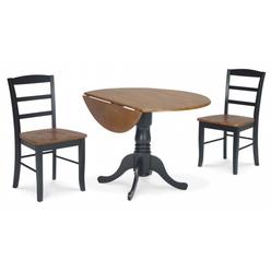 Drop Leaf Pub Table Internationa Concepts K57 42dp C2p 2 3 Piece Dual Drop Leaf Table