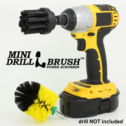 Drill Brush Power Scrubber Tile And Grout Bathroom Drillbrush 2 Inch Diameter Ultra Stiff Electric Power Brush Small Medium Bathroom Surface