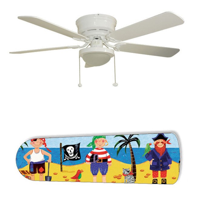 New Image Concepts Little Boys Pirate Island 52" Ceiling Fan with Lamp at Sears.com