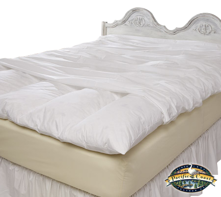 Pacific Coast Feather Feather Bed Cover With Zip Closure - Queen Pacific Coast Feather Feather Bed Cover With Zip Closure - Queen