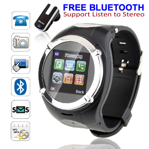 inDigi Stylish GSM Sport Wireless Watch Phone w/ Bluetooth Spy Camera Camcorder MP3 MP4  Unlocked! at Sears.com