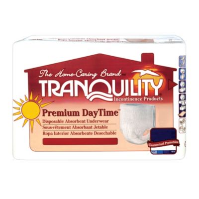 Tranquility Premium DayTime Disposable Underwear Large (Case of 64)