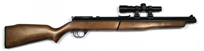 Benjamin 397 + Long Eye-Relief Scope -- Air Rifle