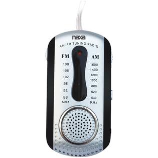 NAXA NR721BK AM/FM Mini Pocket Radio with Speaker (Black) NAXA NR721BK AM/FM Mini Pocket Radio with Speaker (Black)