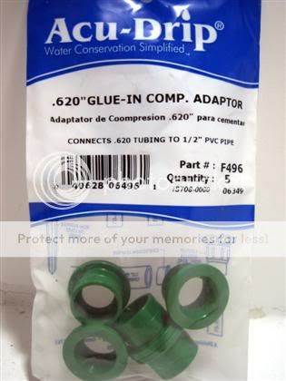 JAIN Irrigation 5 PCS .620" Glue-In Compression Adaptor at Sears.com
