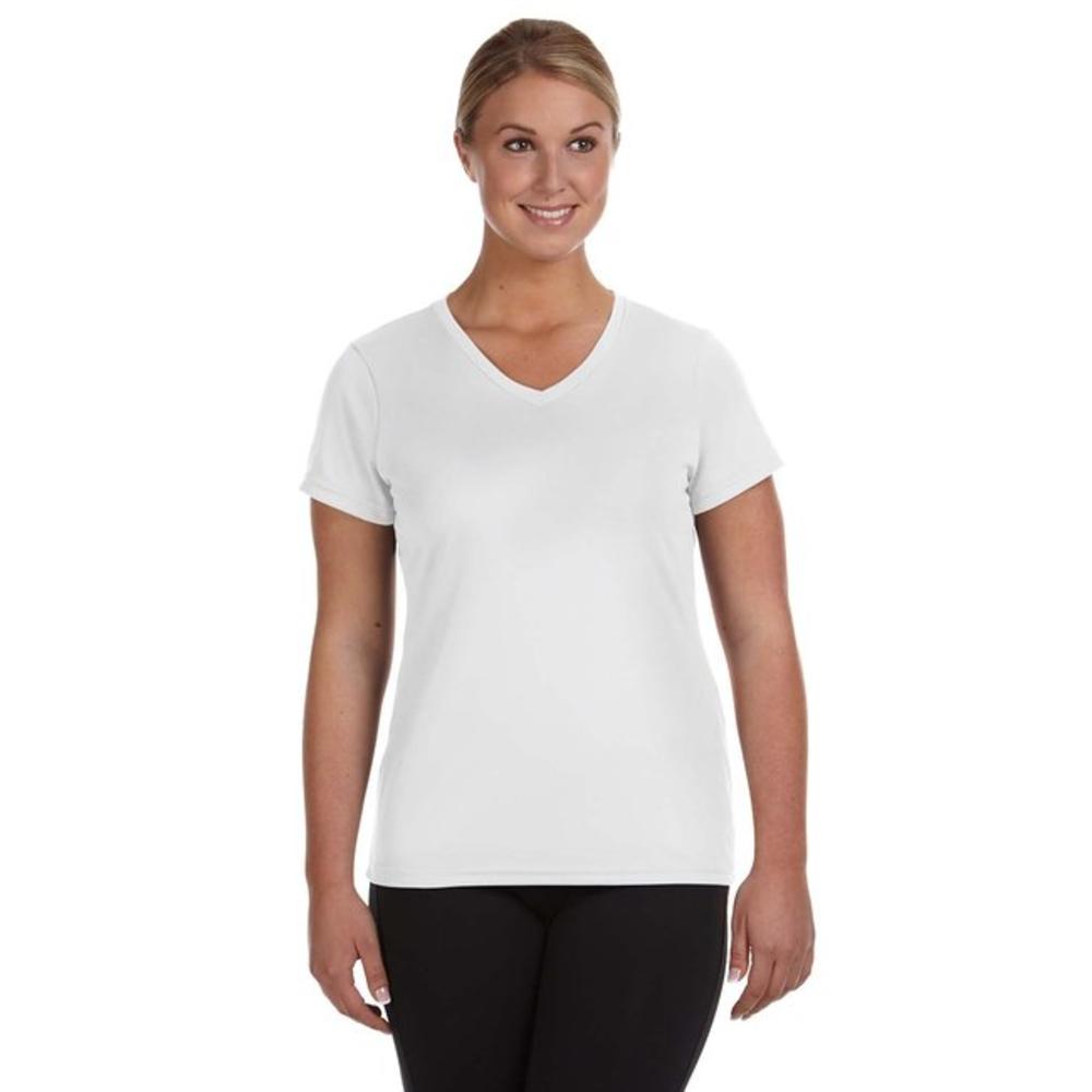 Augusta Sportswear 1790 - Ladies' Moisture-Wicking V-Neck T-Shirt - White - XS