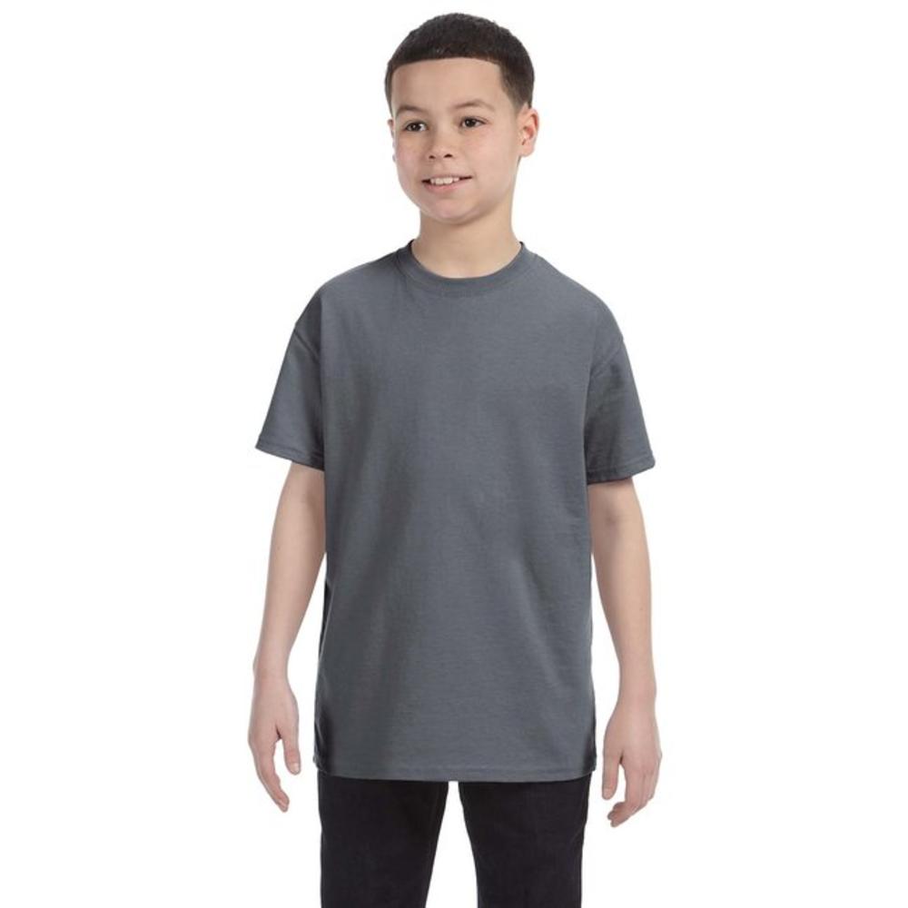 Gildan G500B - Heavy Cotton™ Youth 5.3 oz. T-Shirt - Charcoal - L