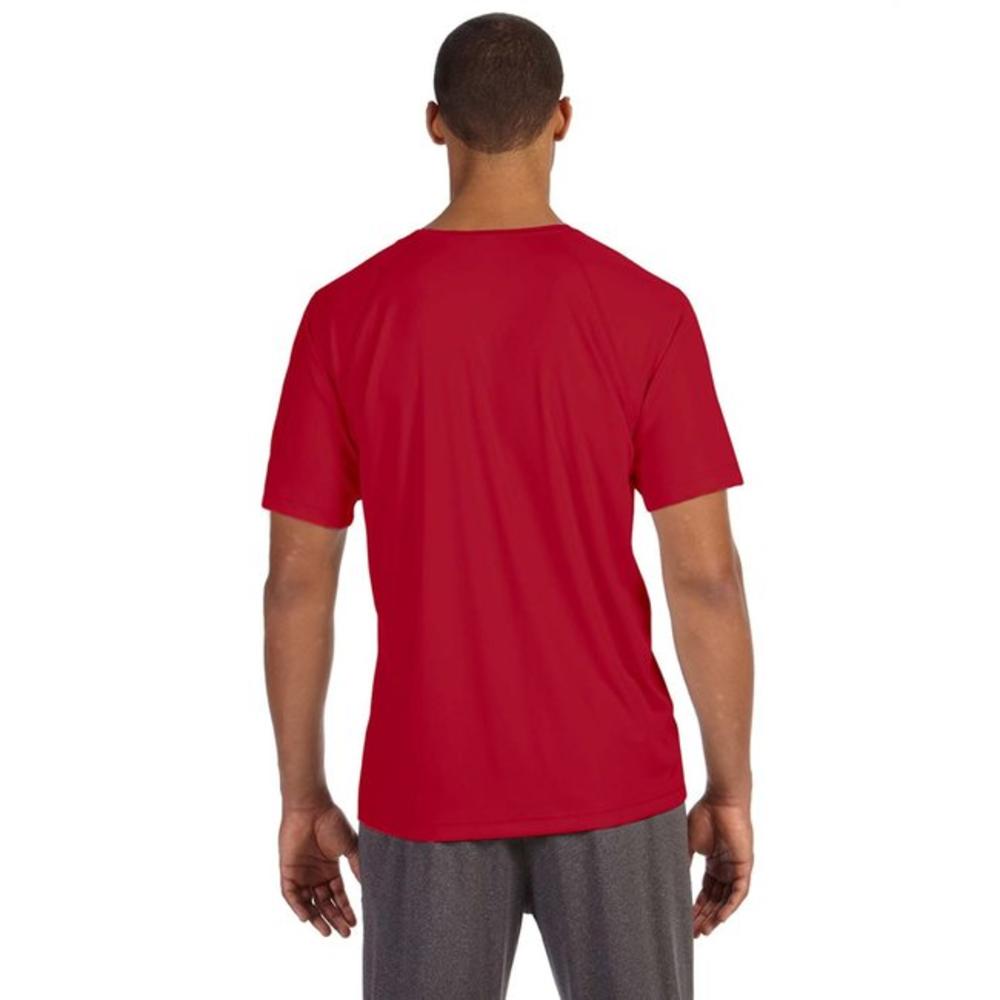 Alo Sport M1029 - Men's Performance Short-Sleeve Raglan T-Shirt - Sport Red - 3XL