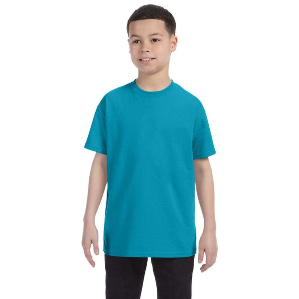 Gildan G500B - Heavy Cotton™ Youth 5.3 oz. T-Shirt - Tropical Blue - M