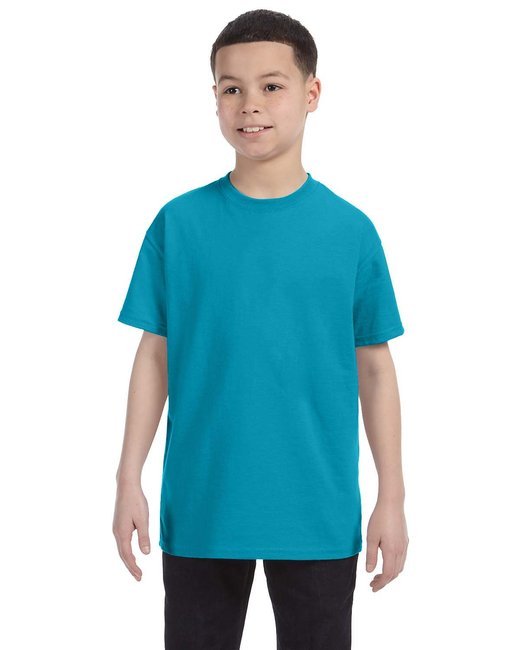 Gildan G500B - Heavy Cotton™ Youth 5.3 oz. T-Shirt - Tropical Blue - M
