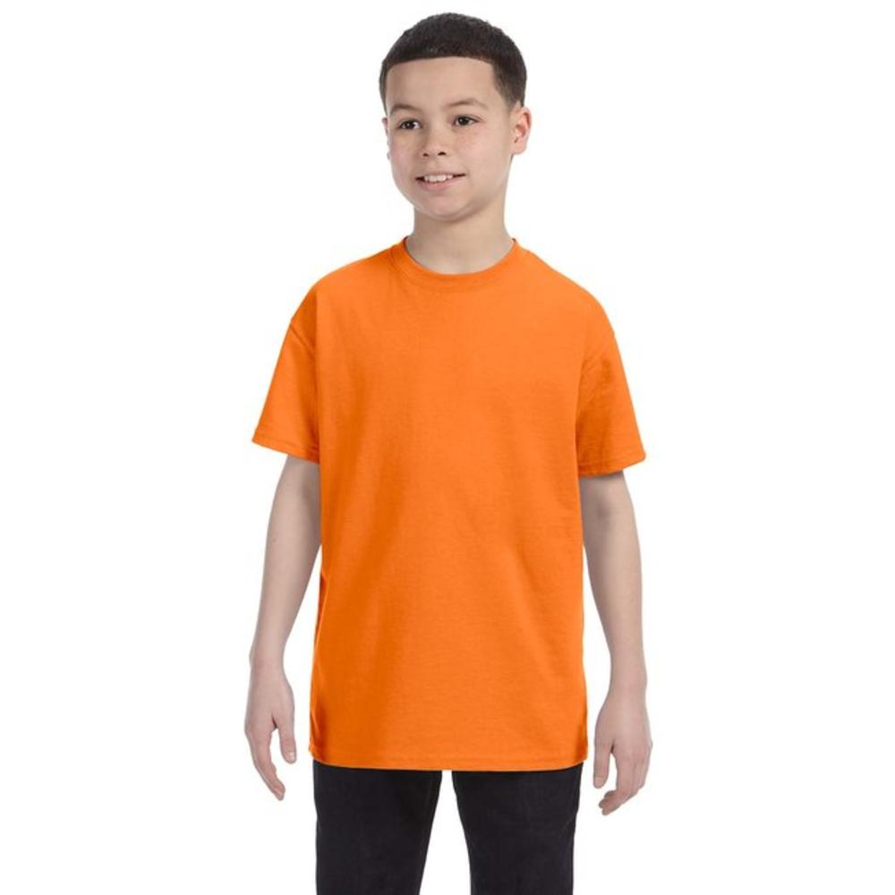 Gildan G500B - Heavy Cotton™ Youth 5.3 oz. T-Shirt - Safety Orange - XS