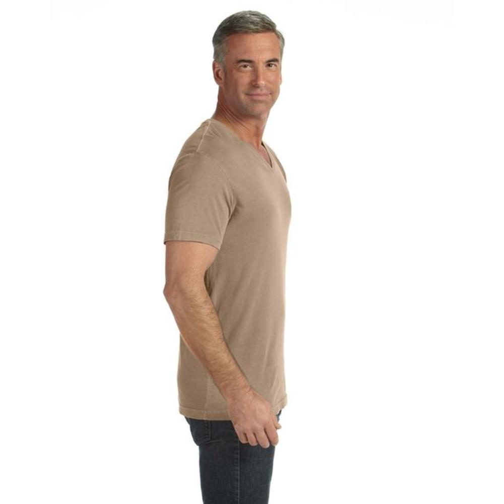 5.5 oz. V-Neck T-Shirt - C4099 - Khaki - XXL