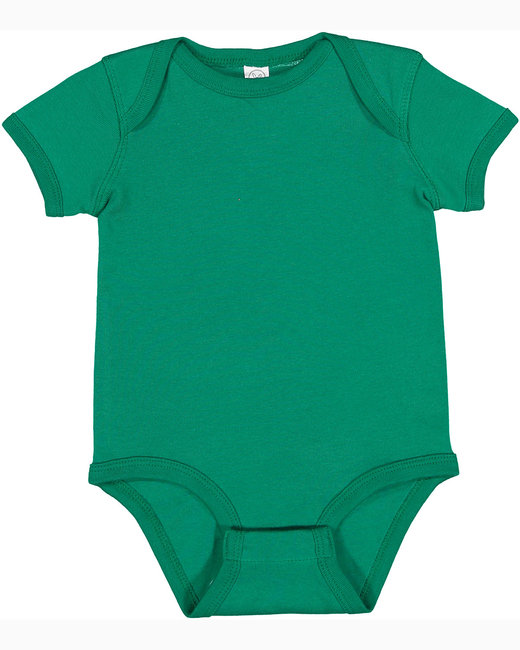 Infant 5 oz. Baby Rib Lap Shoulder Creeper - 4400 - Kelly - 12MOS
