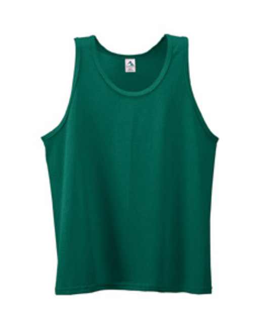 Poly/Cotton Athletic Tank-Youth - DARK GREEN - M - 181