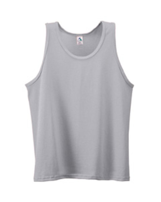 Poly/Cotton Athletic Tank-Youth - ATHLETIC HEATHER - L - 181